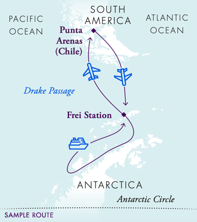 Classic Antarctica Air-Cruise