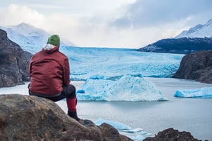 Grey Glacier Lookout in Winter