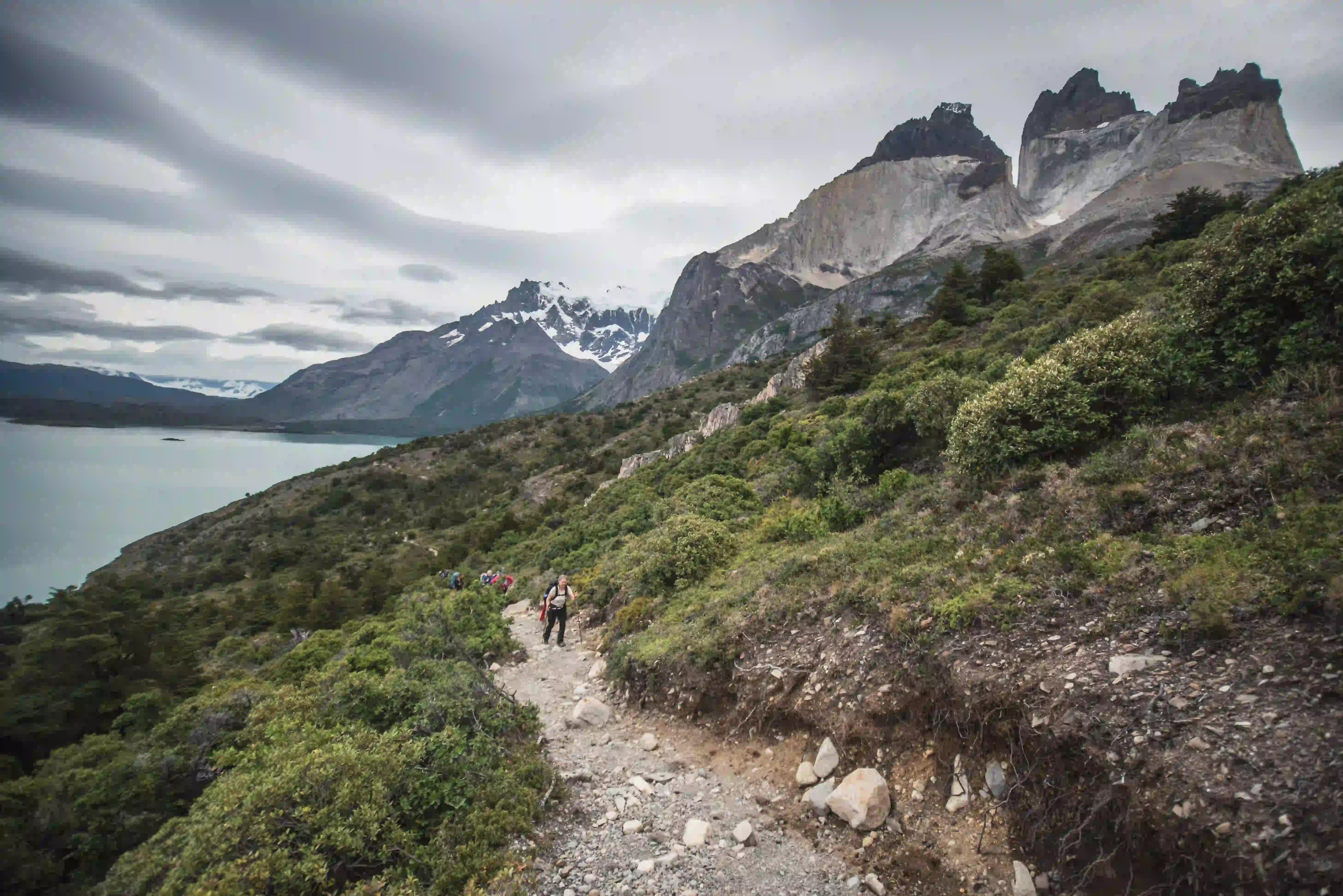 Hiking Los Cuernos Trail on the O Trek - Webp